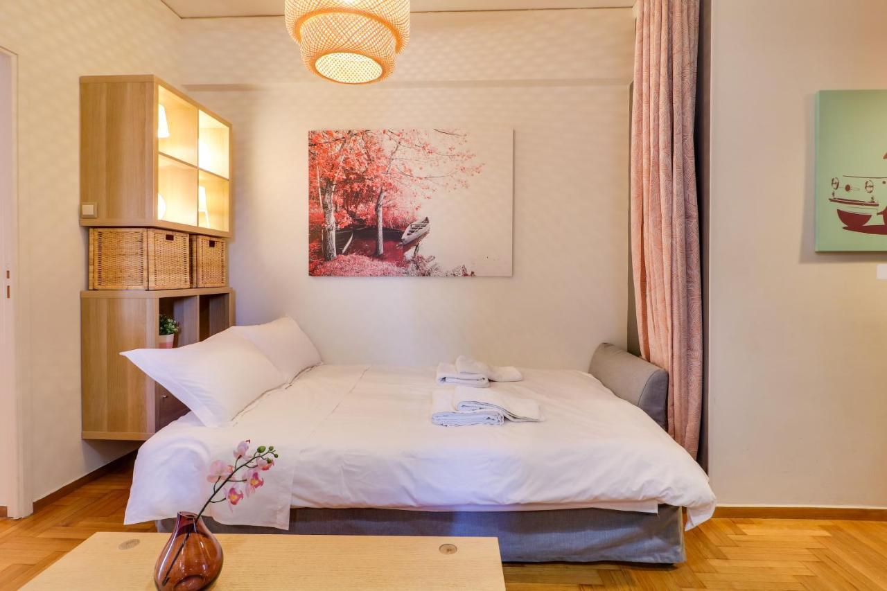 Spacious Central Flat☆3Min To Metro☆Ac|Netflix|Pc 雅典 外观 照片