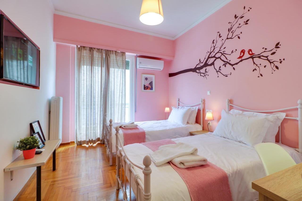 Spacious Central Flat☆3Min To Metro☆Ac|Netflix|Pc 雅典 外观 照片