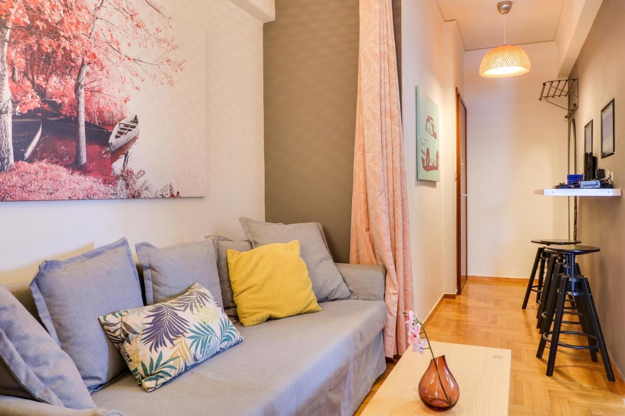 Spacious Central Flat☆3Min To Metro☆Ac|Netflix|Pc 雅典 外观 照片