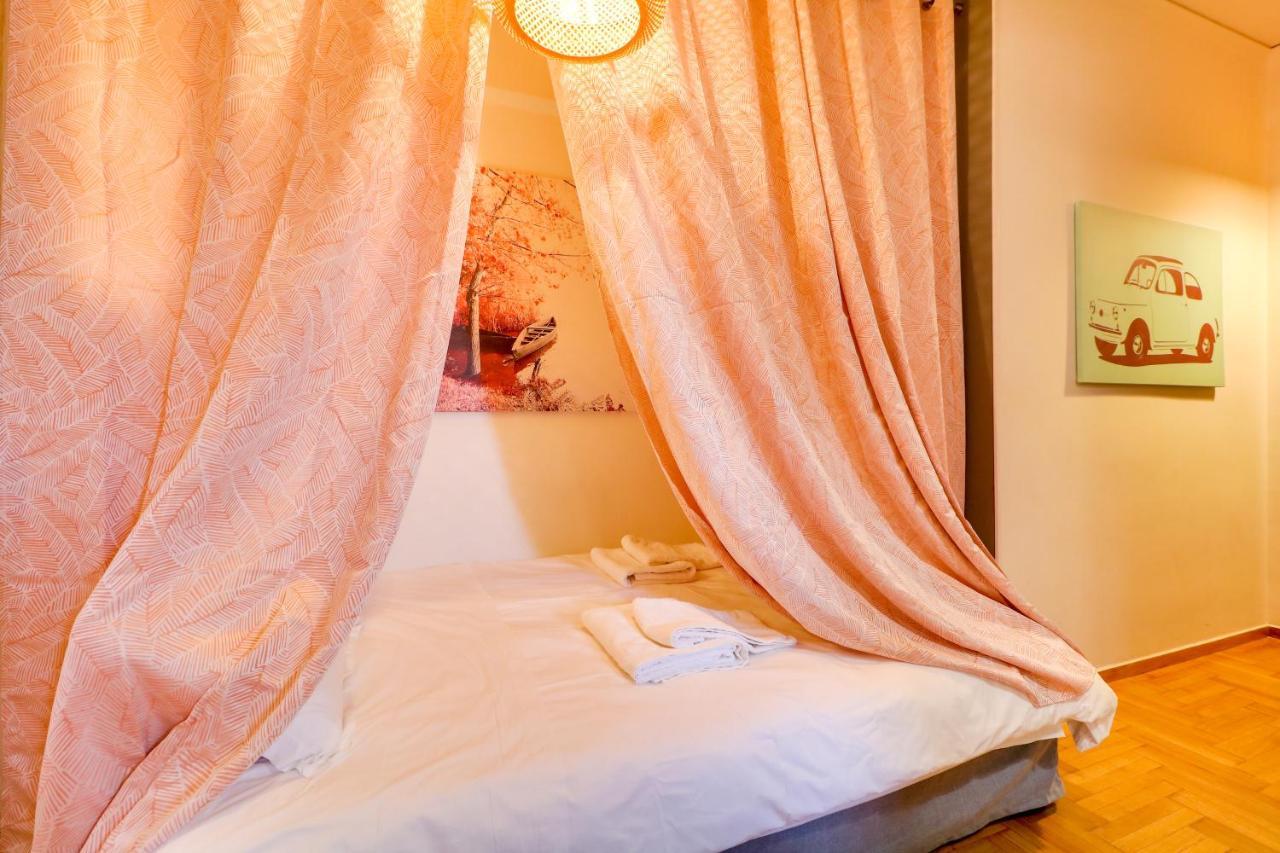 Spacious Central Flat☆3Min To Metro☆Ac|Netflix|Pc 雅典 外观 照片