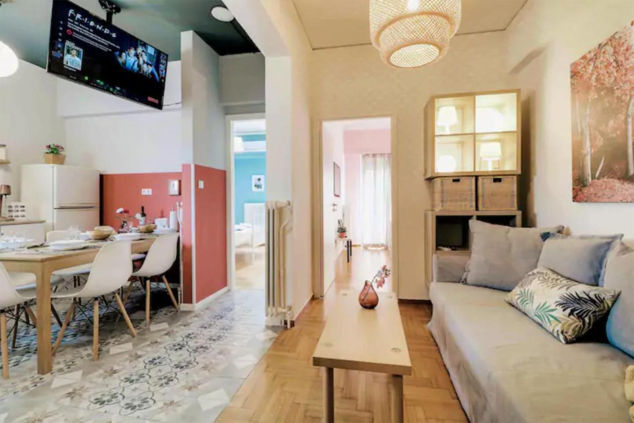 Spacious Central Flat☆3Min To Metro☆Ac|Netflix|Pc 雅典 外观 照片