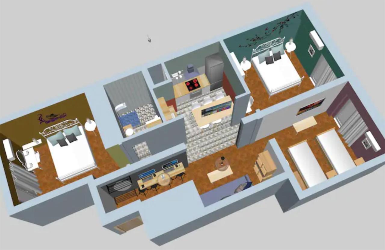 Spacious Central Flat☆3Min To Metro☆Ac|Netflix|Pc 雅典 外观 照片