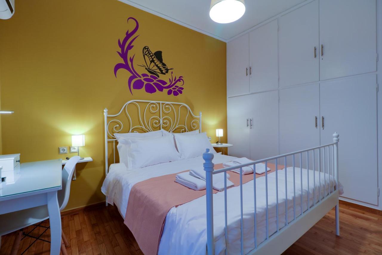 Spacious Central Flat☆3Min To Metro☆Ac|Netflix|Pc 雅典 外观 照片